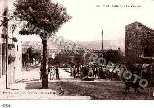 Ville de PUJAUT, carte postale ancienne Ville de PUJAUT, carte postale ancienne