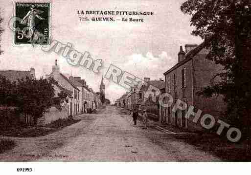 Ville de QUEVEN, carte postale ancienne