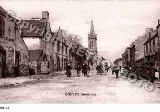 Ville de QUEVEN, carte postale ancienne