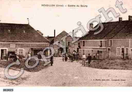 Ville de REVEILLON, carte postale ancienne