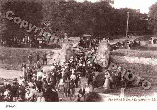 Ville de ROCHELLE(LA), carte postale ancienne