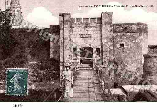 Ville de ROCHELLE(LA), carte postale ancienne