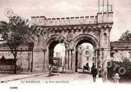 Ville de ROCHELLE(LA), carte postale ancienne