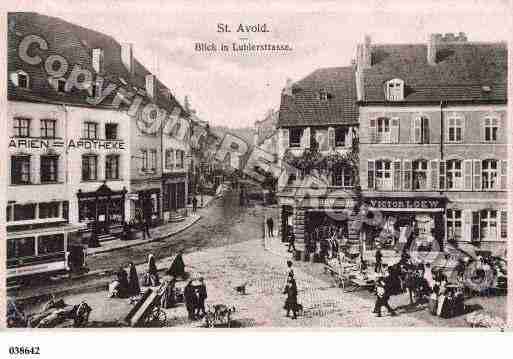 Ville de SAINTAVOLD, carte postale ancienne