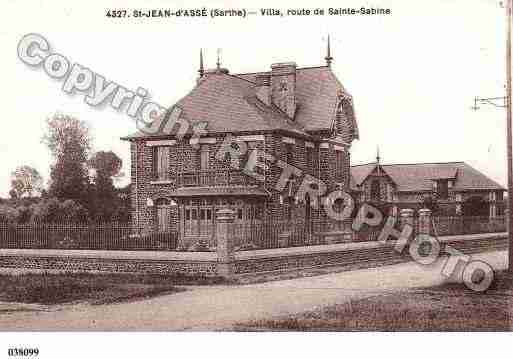 Ville de SAINTJEAND'ASSE, carte postale ancienne