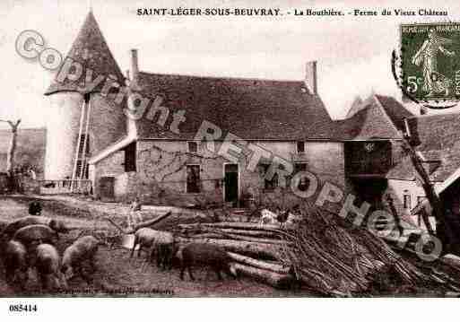 Ville de SAINTLEGERSOUSBEUVRAY, carte postale ancienne