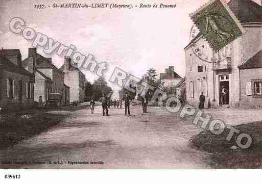 Ville de SAINTMARTINDULIMET, carte postale ancienne