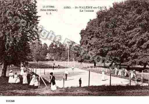 Ville de SAINTVALERYENCAUX, carte postale ancienne