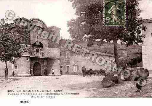 Ville de SAINTECROIXENJAREZ, carte postale ancienne