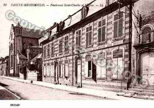 Ville de SAINTEMENEHOULD, carte postale ancienne