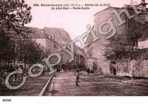 Ville de SALINSLESBAINS, carte postale ancienne