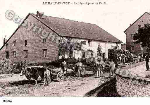 Ville de SAPOIS, carte postale ancienne