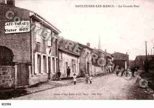 Ville de SAULXURESLESNANCY, carte postale ancienne