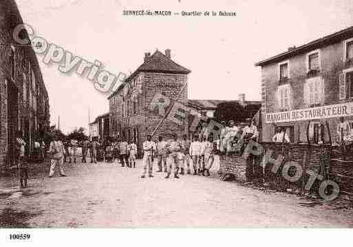 Ville de SENNECELESMACON, carte postale ancienne