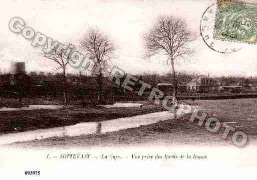 Ville de SOTTEVAST, carte postale ancienne