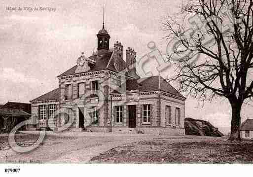 Ville de SOULIGNY, carte postale ancienne