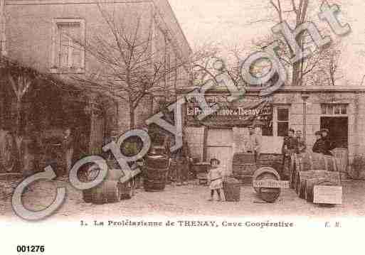 Ville de THENAY, carte postale ancienne