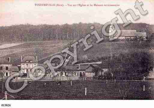 Ville de TOUFFREVILLE, carte postale ancienne