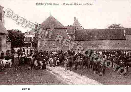 Ville de TOUROUVRE, carte postale ancienne