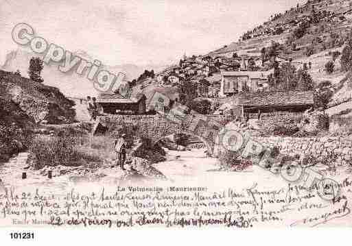 Ville de VALMEINIER, carte postale ancienne