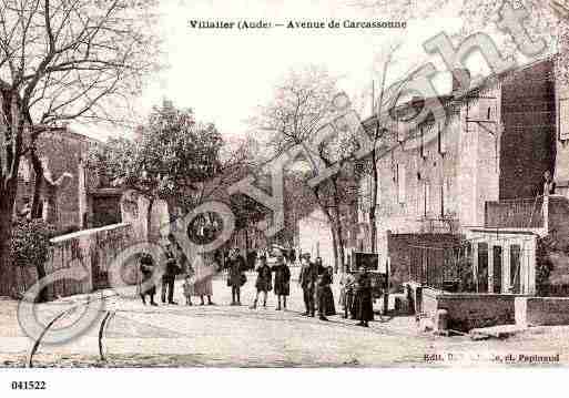 Ville de VILLALIER, carte postale ancienne