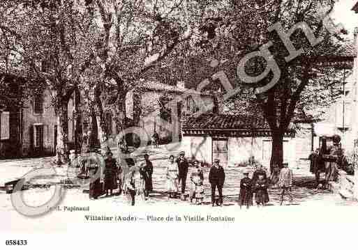 Ville de VILLALIER, carte postale ancienne