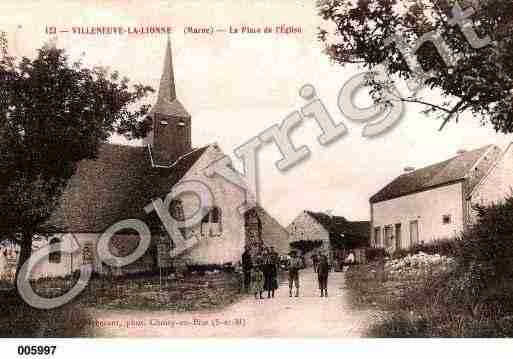 Ville de VILLENEUVELALIONNE, carte postale ancienne