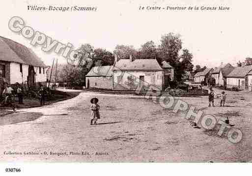 Ville de VILLERSBOCAGE, carte postale ancienne