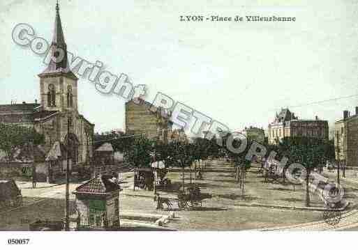 Ville de VILLEURBANNE, carte postale ancienne