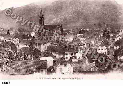 Ville de WILLER, carte postale ancienne