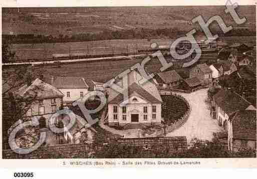 Ville de WISCHES, carte postale ancienne