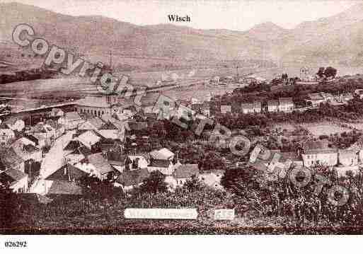 Ville de WISCHES, carte postale ancienne