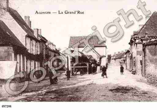 Ville de AGONGES, carte postale ancienne