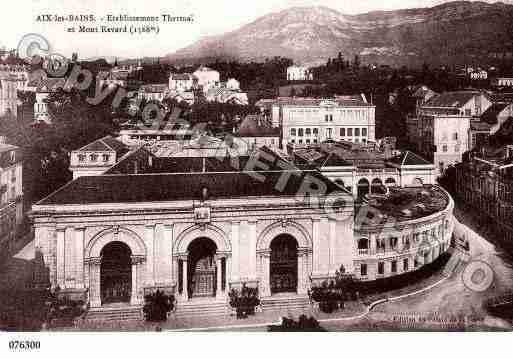 Ville de AIXLESBAINS, carte postale ancienne