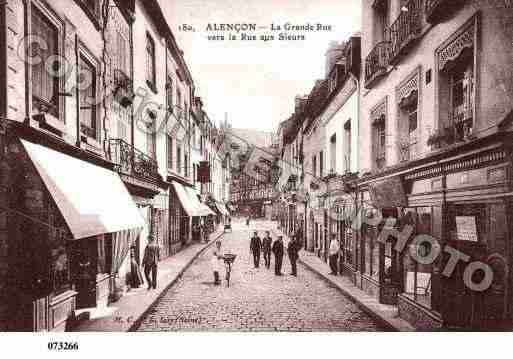 Ville de ALENCON, carte postale ancienne