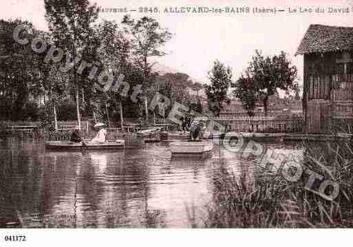 Ville de ALLEVARD, carte postale ancienne