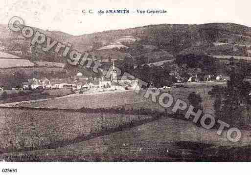 Ville de ARAMITS, carte postale ancienne