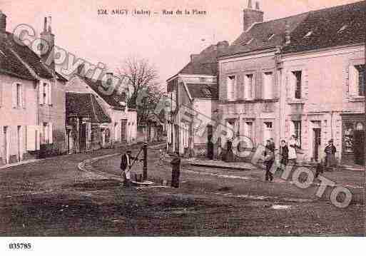 Ville de ARGY, carte postale ancienne