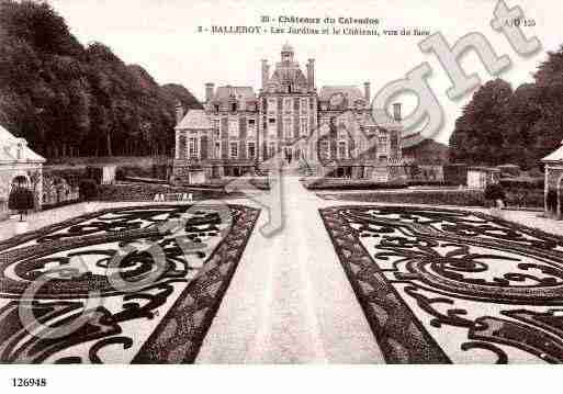 Ville de BALLEROY, carte postale ancienne