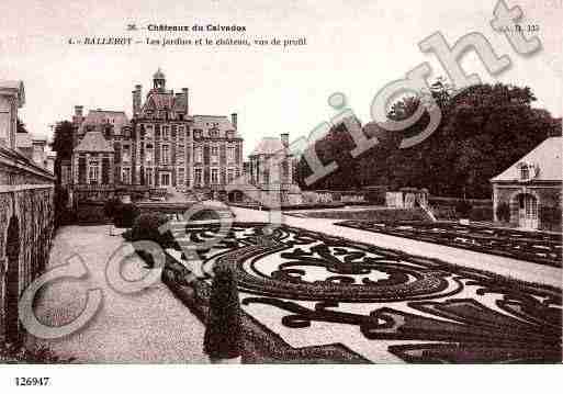 Ville de BALLEROY, carte postale ancienne