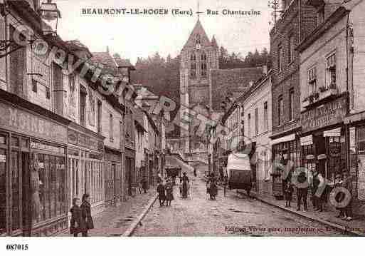 Ville de BEAUMONTLEROGER, carte postale ancienne