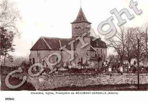 Ville de BEAUMONTSARDOLLES, carte postale ancienne