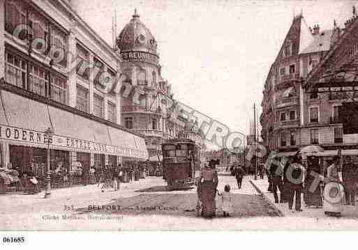 Ville de BELFORT, carte postale ancienne