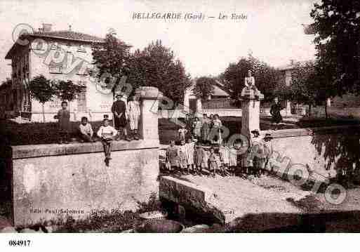 Ville de BELLEGARDE, carte postale ancienne