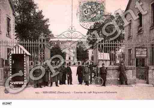 Ville de BERGERAC, carte postale ancienne