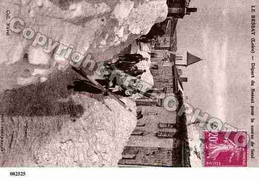 Ville de BESSAT(LE), carte postale ancienne