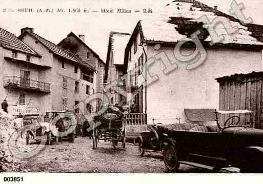 Ville de BEUIL, carte postale ancienne