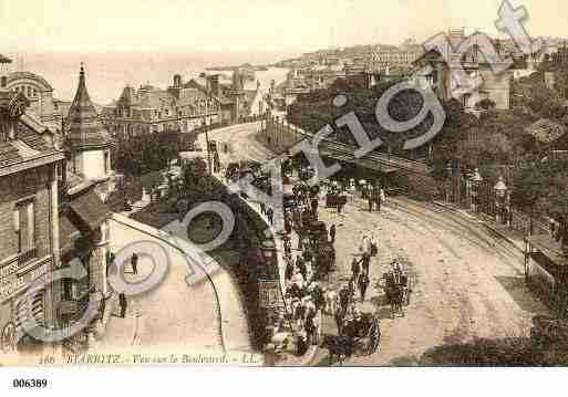 Ville de BIARRITZ, carte postale ancienne