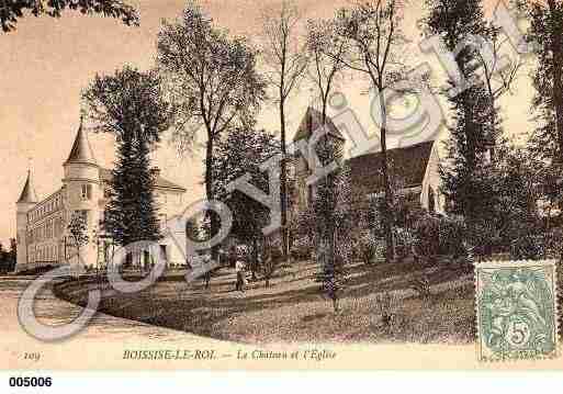 Ville de BOISSISELEROI, carte postale ancienne