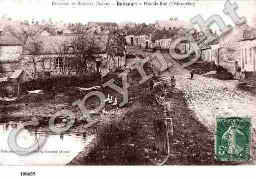 Ville de BONCOURT, carte postale ancienne